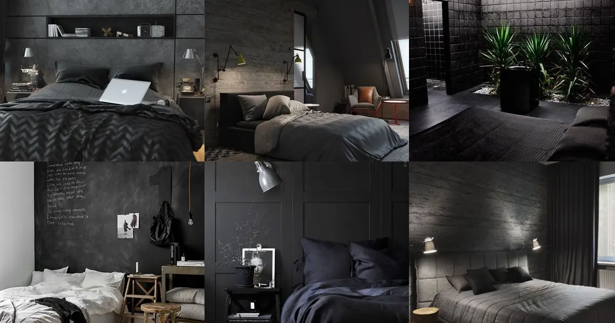 แต่งห้องนอนสไตล์ Black Tone สุดโมเดิร์น เรียบง่ายน่าค้นหา