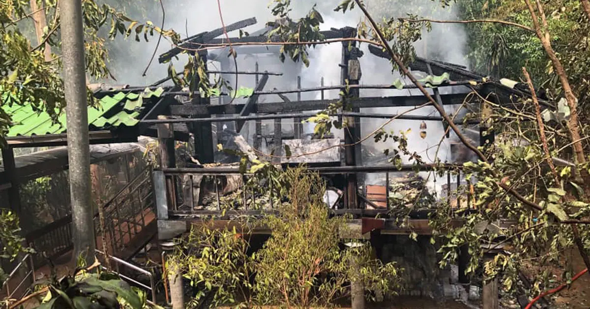 ไฟไหม้ หลวงพ่อสุดใจ