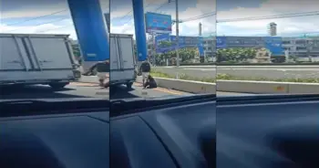 หนุ่มมอเตอร์ไซค์ทำร้ายลุงแท็กซี่