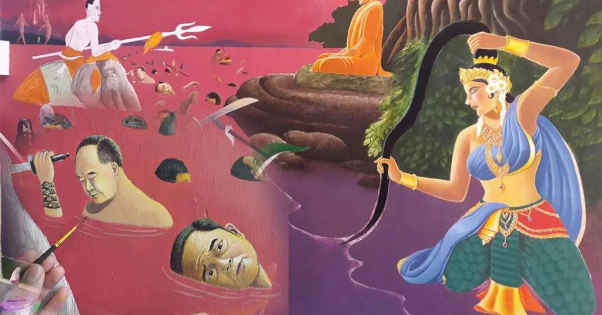 ภาพมารผจญวัดหนองเต่า