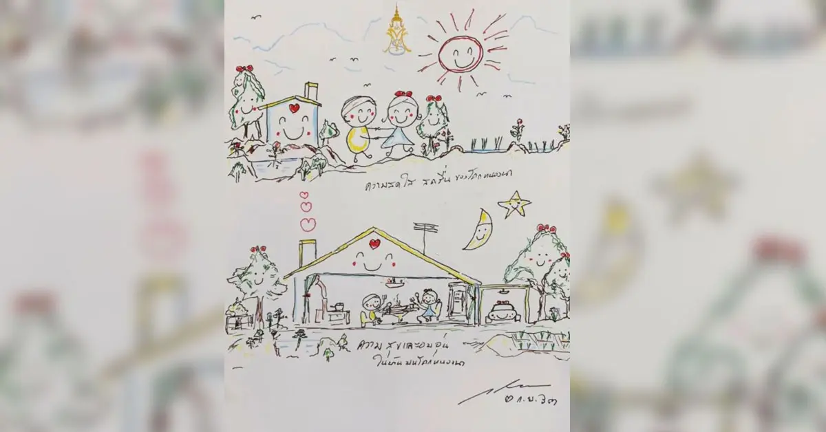 ในหลวง ภาพวาดฝีพระหัตถ์