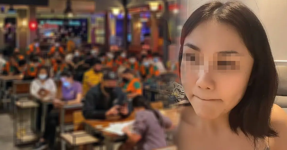 สาวอัดคลิปวอร์มอัพคาเฟ