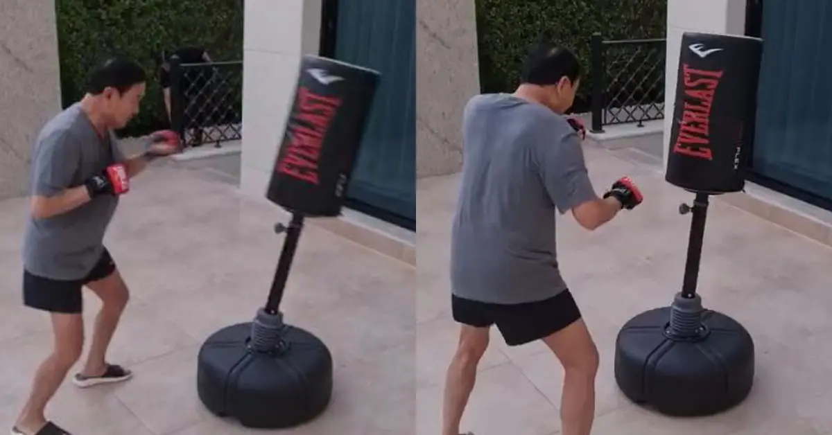 ทักษิณต่อยมวย ไม่เหนื่อย