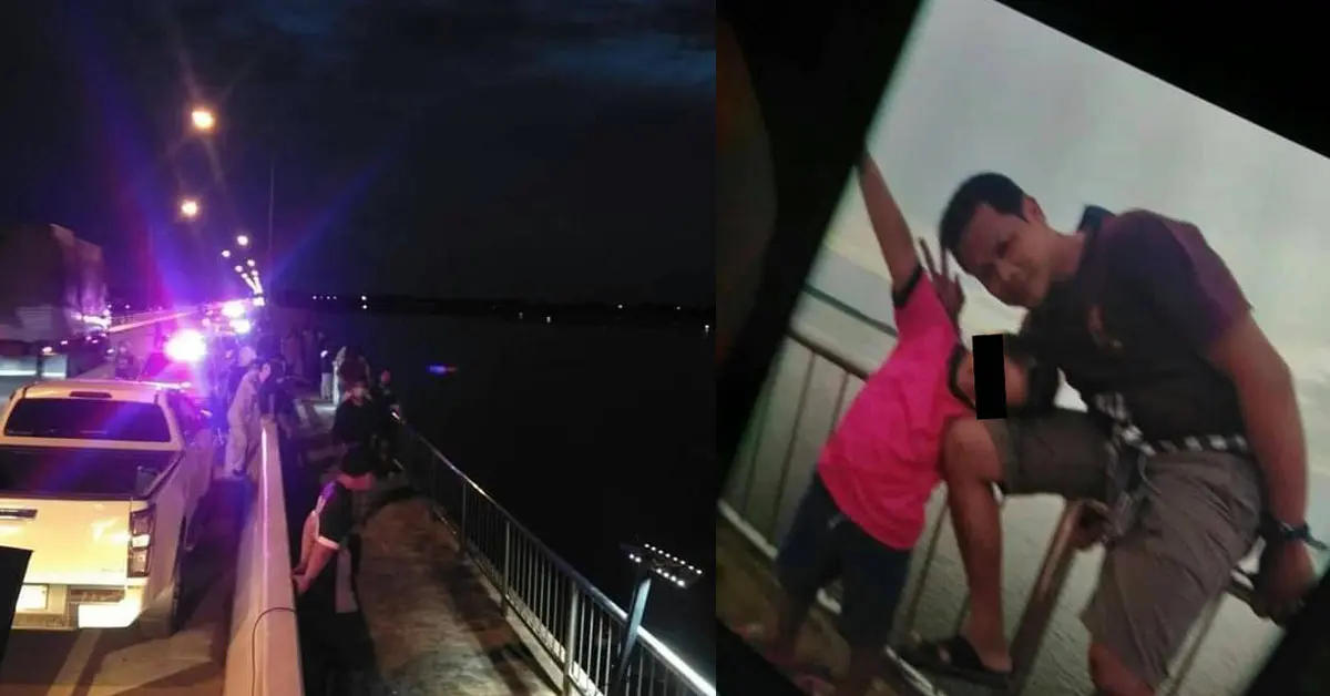 ตกสะพานจมน้ำดับ