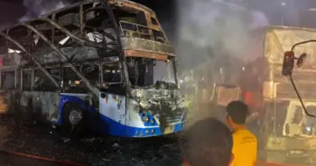 ไฟไหม้รถทัวร์ขอนแก่น สงกรานต์