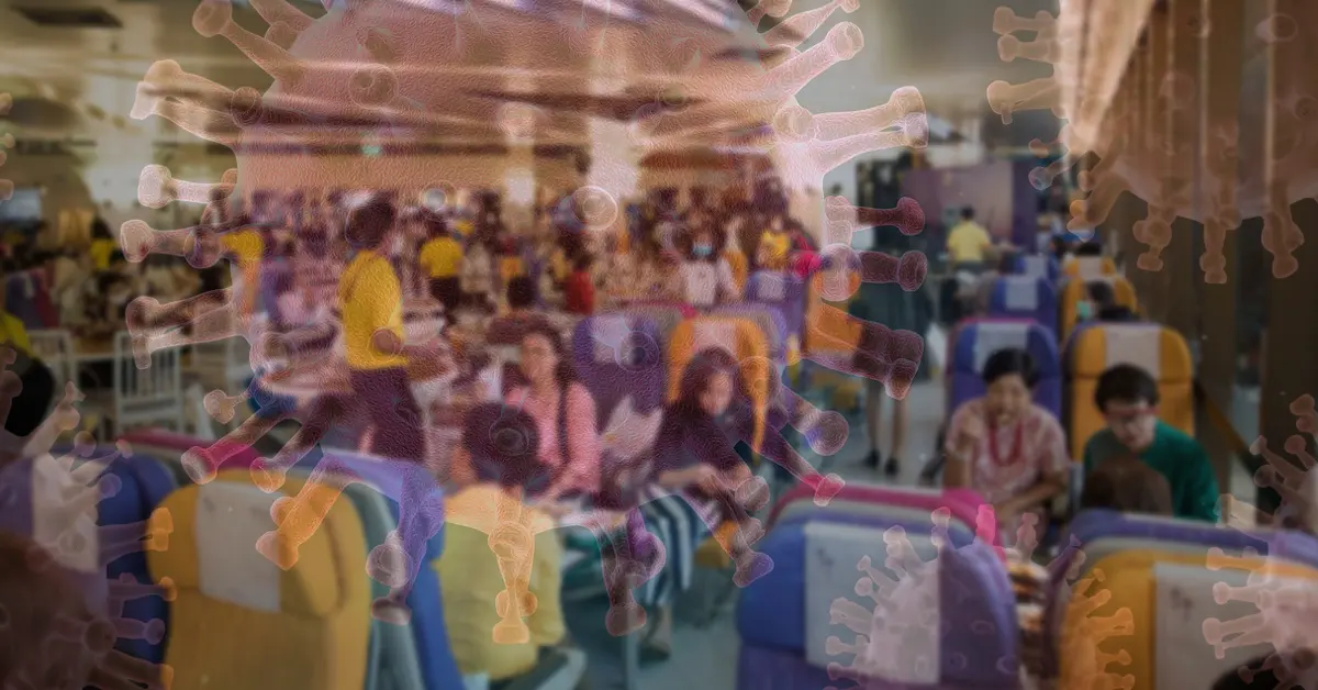 นั่งกินในร้านอาหาร