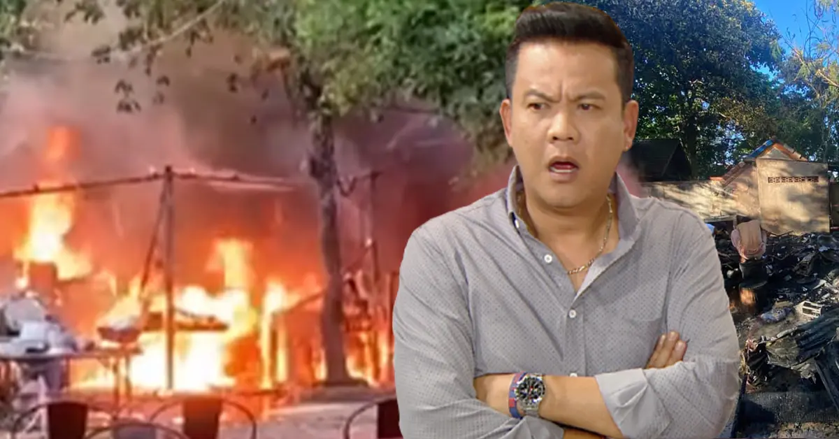 ไฟไหม้กระท่อมบ้านสวน "เจี๊ยบ เชิญยิ้ม"