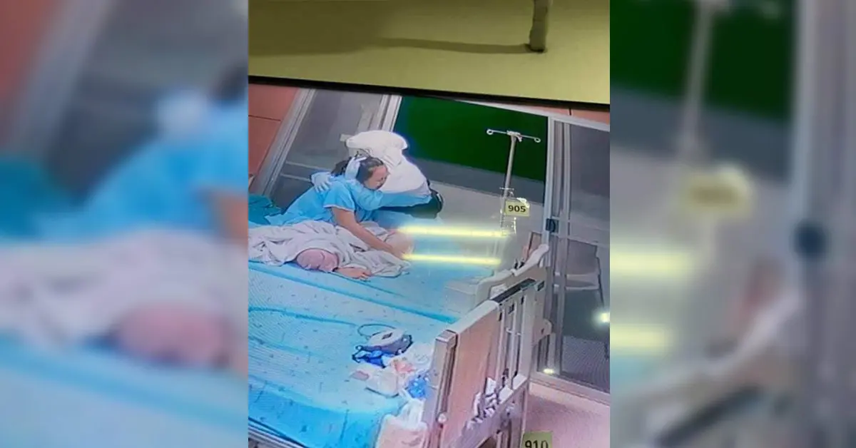 พยาบาลกอดปลอบเพื่อน