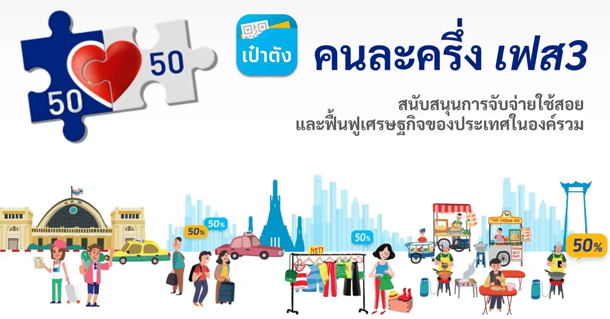 สมัครคนละครึ่ง