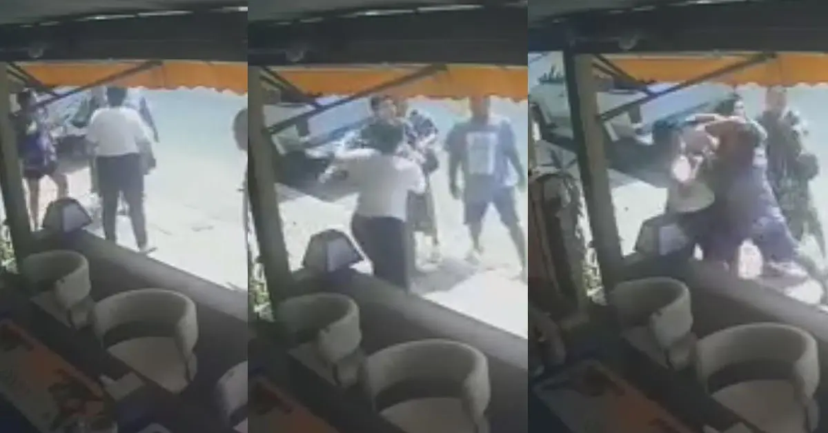 รุมทำร้ายผู้หญิง