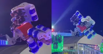 เครื่องเล่นค้างในงานกาชาด