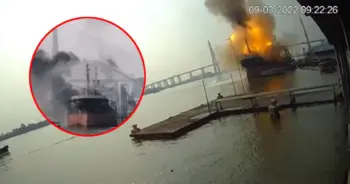 เรือบรรทุกน้ำมันระเบิด