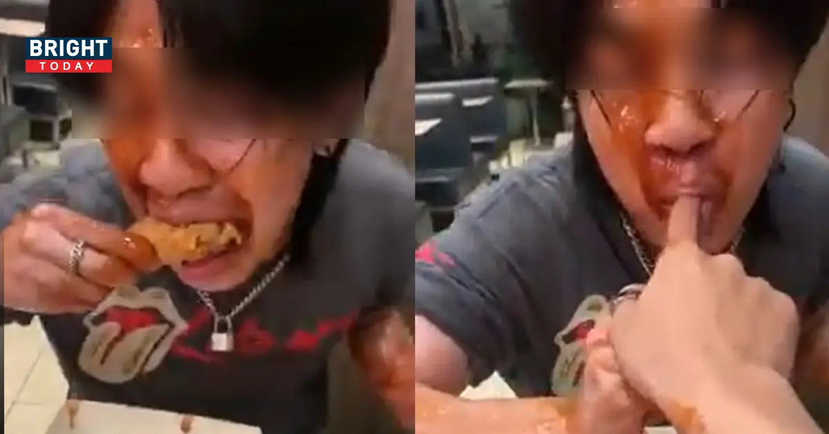 หนุ่มกินไก่เจ้าดัง