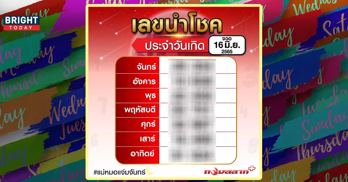 เลขนำโชค