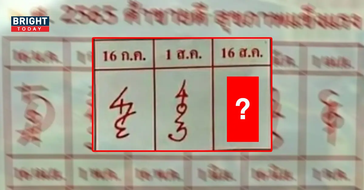 หวยปฏิทินจีน
