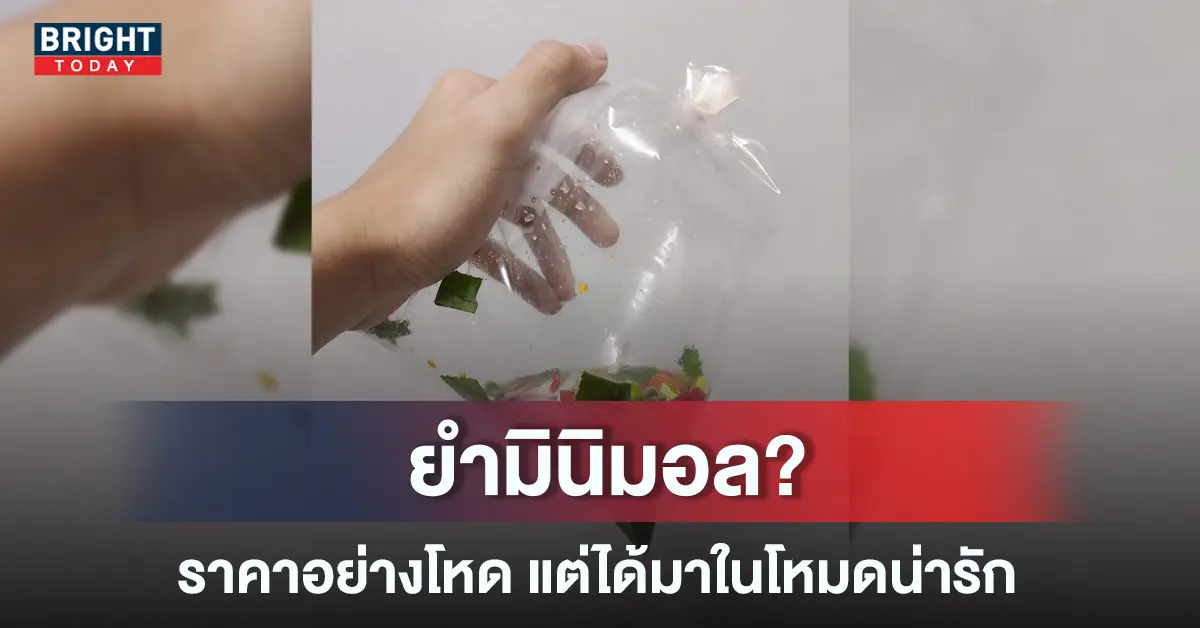 ยำไข่แดง 85 บาท