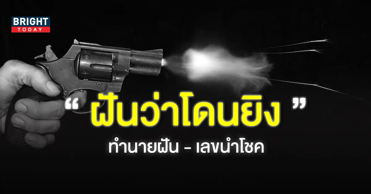 ทำนายฝัน-ฝันว่าโดนยิง-1
