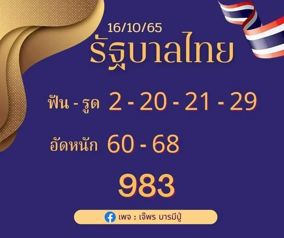 เลขเด็ด-เจ๊พร-บารมีปู่-งวด-16-10-65-เจ้าแม่ใบ้หวยคนใหม่