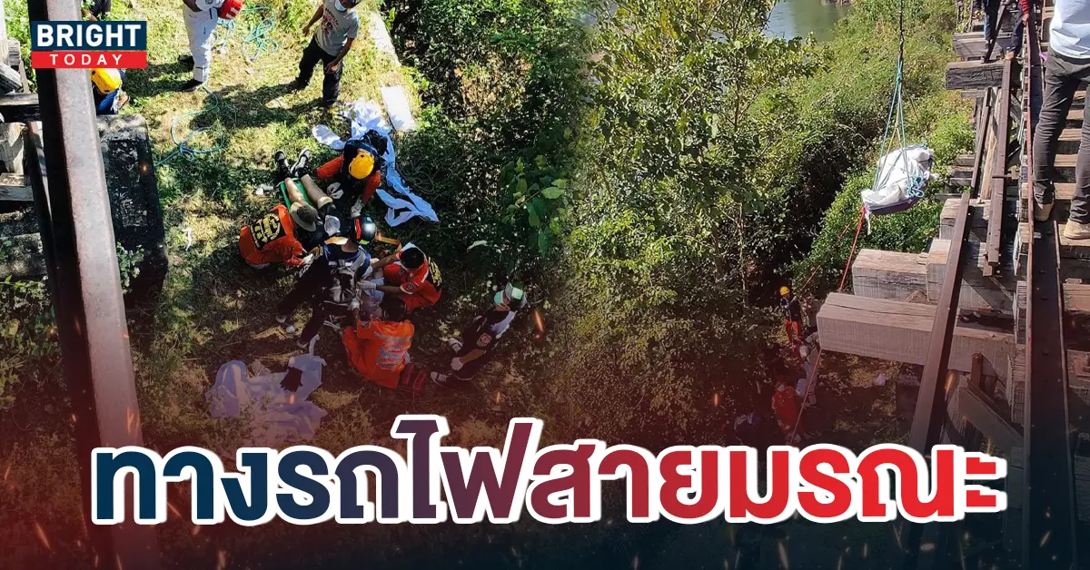 นักท่องเที่ยวต่างชาติตกรถไฟ