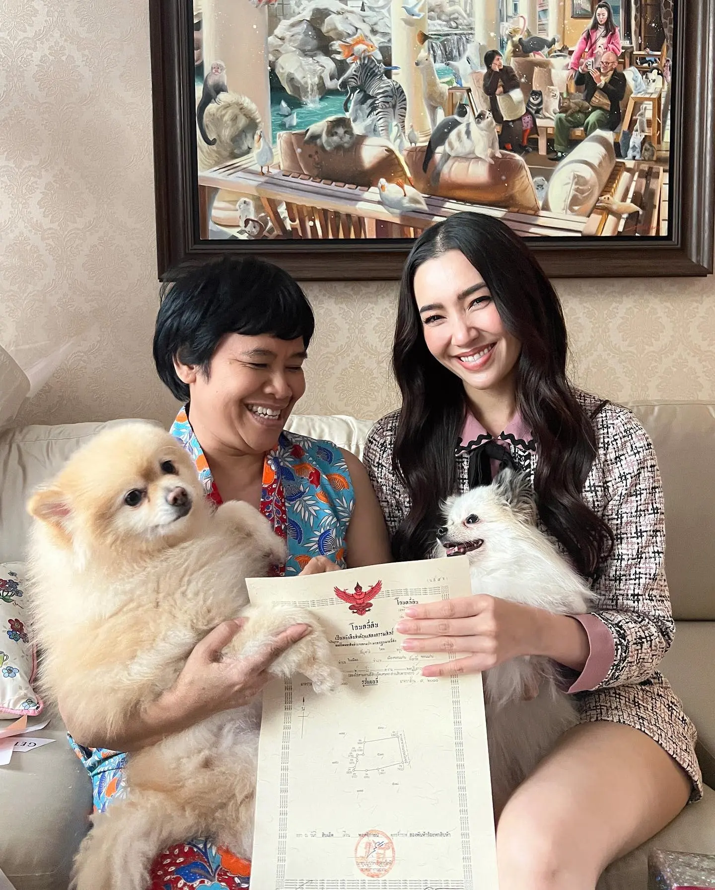 -ราณี-สุดปลื้ม-คุณแม่ปราณี-มอบโฉนดที่ดินเป็นของขวัญวันเกิด-3