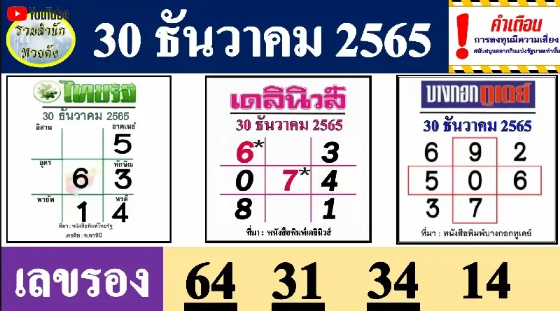 -หวยเดลินิวส์-หวยบางกอกทูเดย์-30-12-65-7