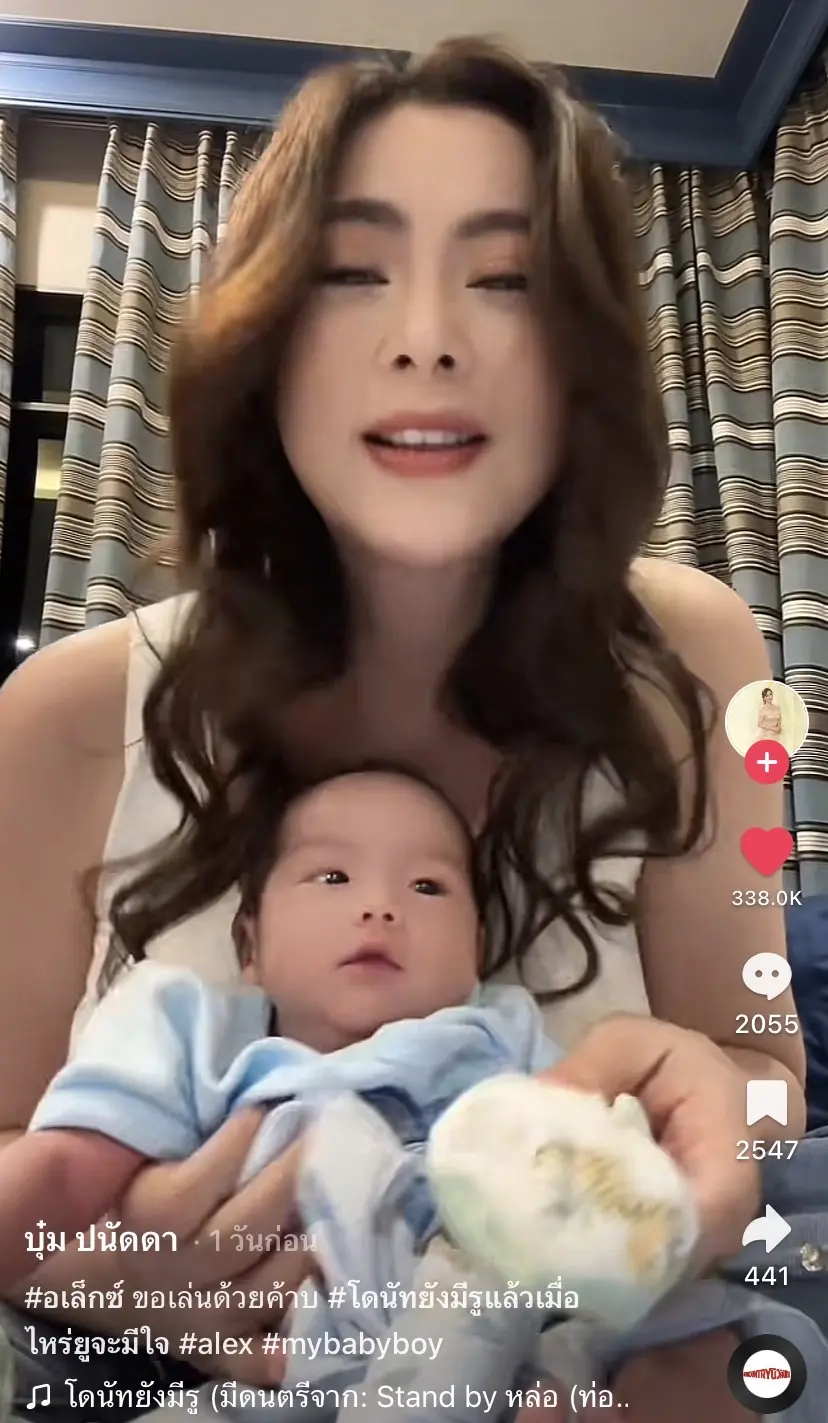 แห่เป็นห่วง-บุ๋ม-ปนัดดา-จับลูกชายขึ้นมานั่ง-หวั่นอันตรายต่อเด็ก-1