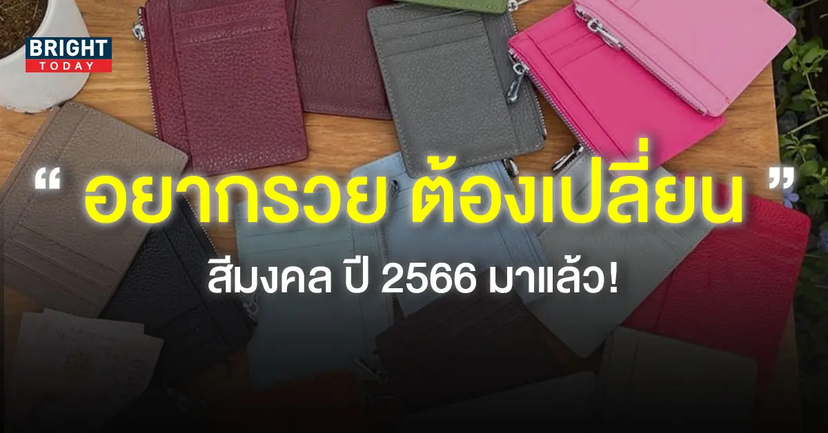 สีกระเป๋าสตางค์ตามวันเกิด-2566