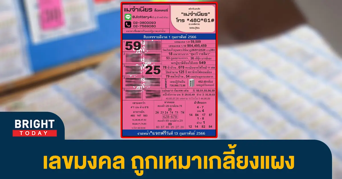 เลขเด็ด-แม่จำเนียร-1-2-66-หวยงวดนี้-รัฐบาลไทย-1