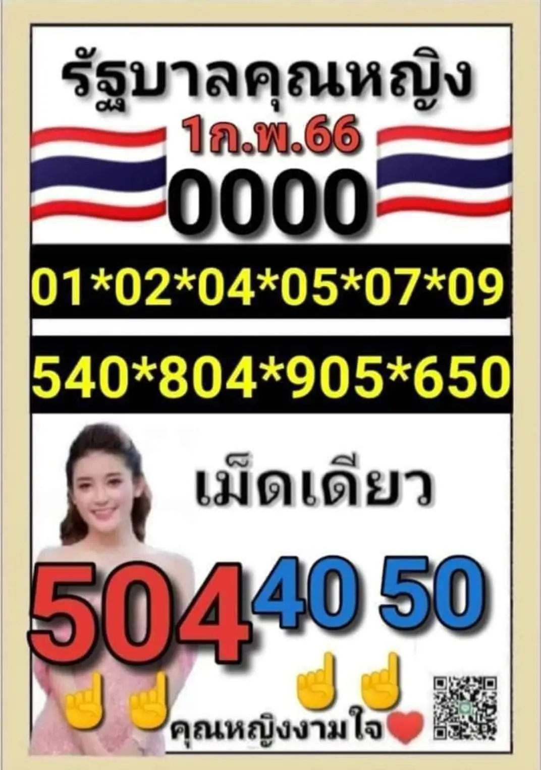 หวยรัฐบาล-1-2-66-หวยงวดนี้-คุณหญิงงามใจ