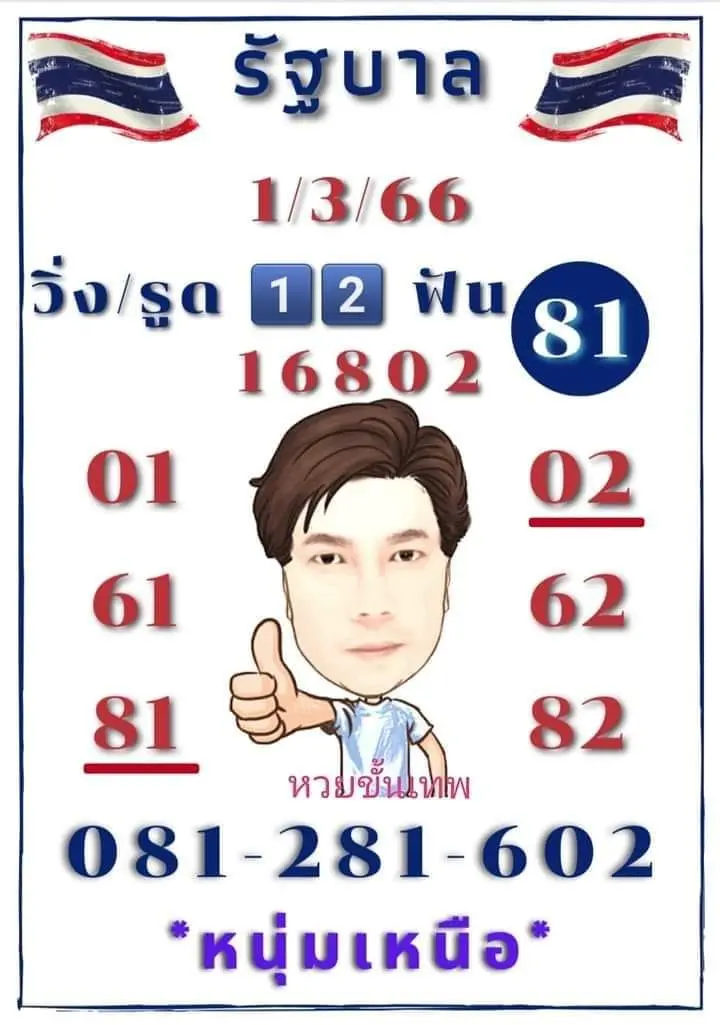 เลขเด็ด-หนุ่มเหนือ-หวยขั้นเทพ-1-3-66-หวยรัฐบาล