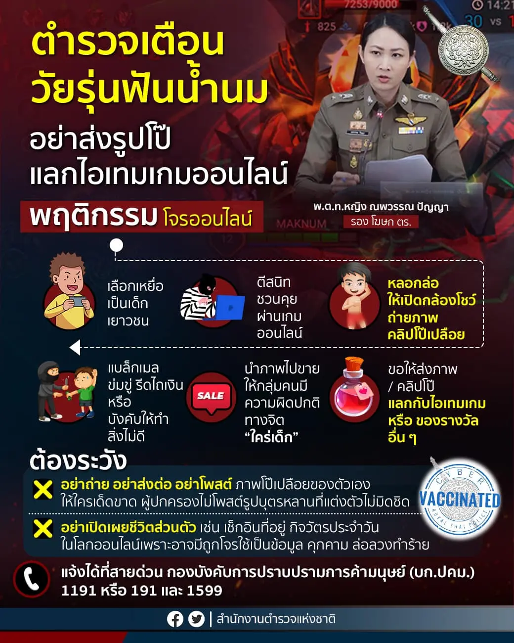 หลอกเด็กส่งรูปโป๊แลกไอเทม-1
