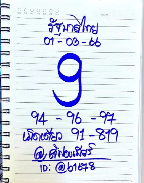 เลขเด็ด-เจ๊ฟองเบียร์-1-3-66