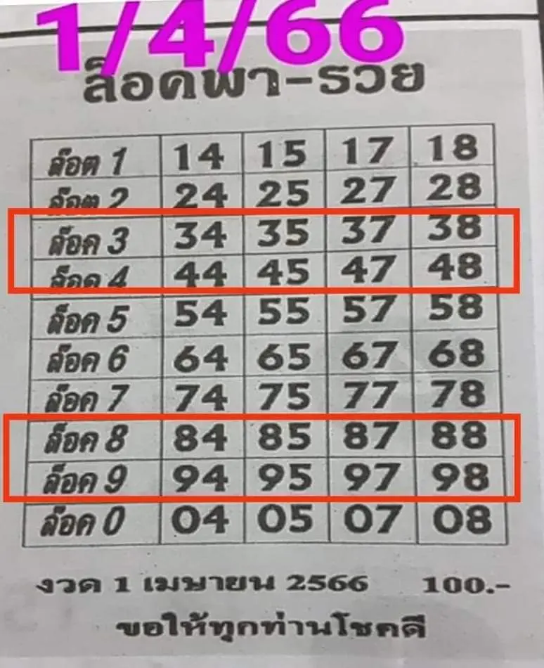 เลขล็อค-1-4-66-3