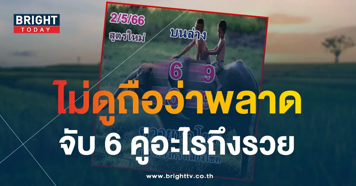 ควายนำโชค-หวยงวดนี้-2-5-66-1