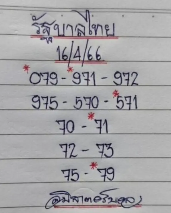 หวยมิสเตอร์บอล-16-4-66