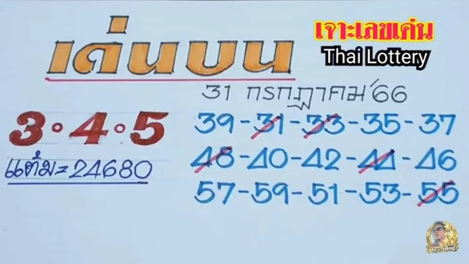 เจาะเลขเด่น-31-7-66