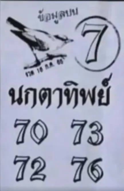 นกตาทิพย์