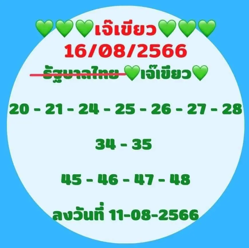 หวยใบเขียว