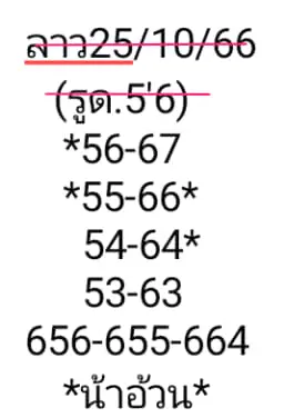 หวยลาว-น้าอ้วน-25-10-66