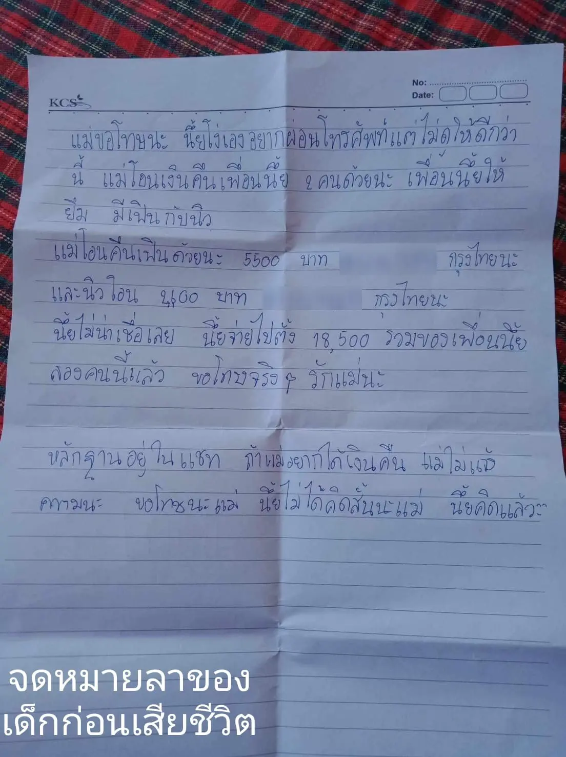 จดหมายน้องพลอย