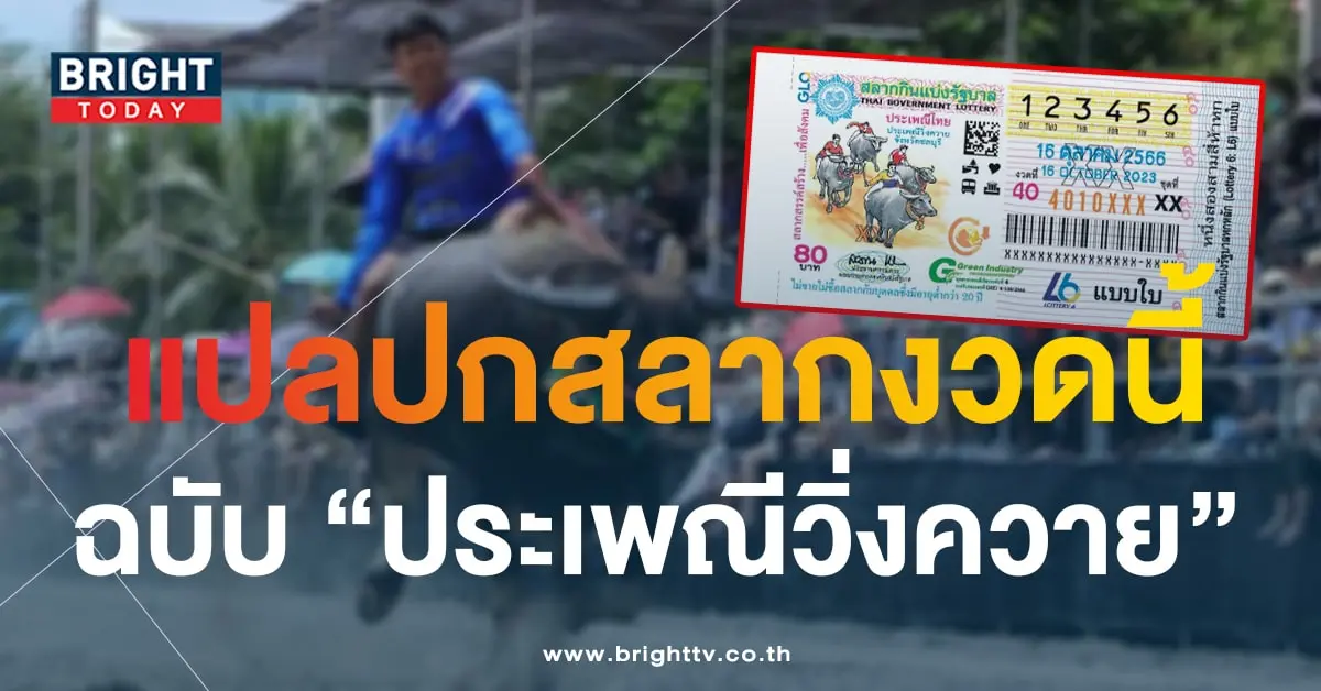 เลขเด็ด แปลปกสลาก 16 10 66-1-min