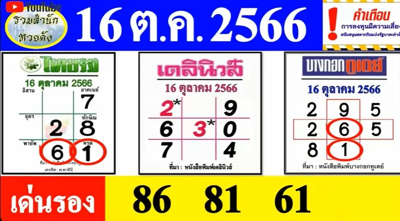หวยบางกอกทูเดย์