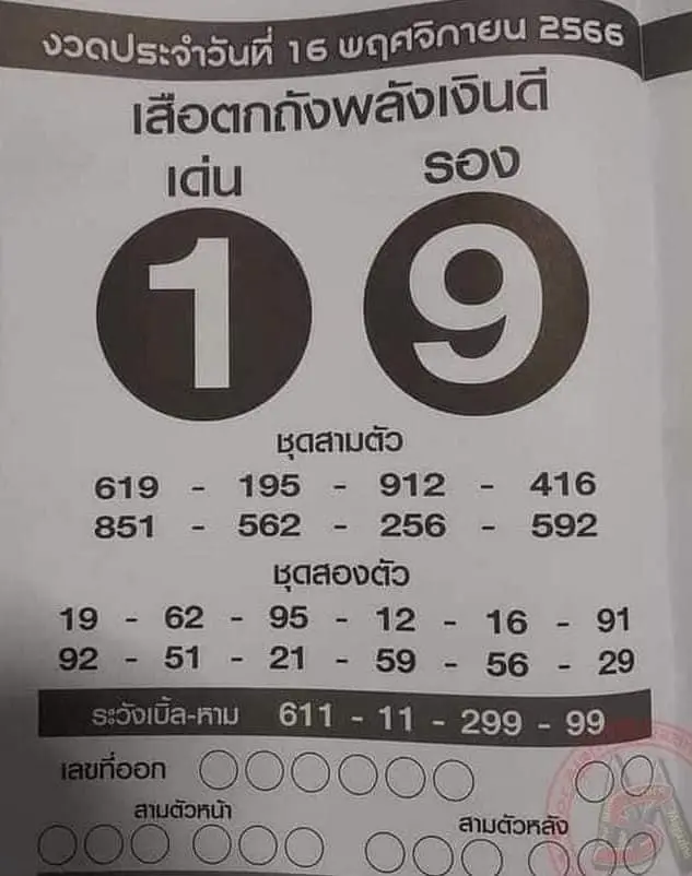 เสือตกถังพลังเงินดี