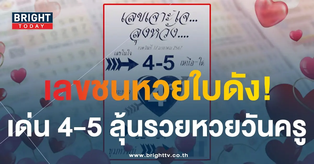 เลขเด็ด เจาะใจลุงหวัง 17 1 67-min