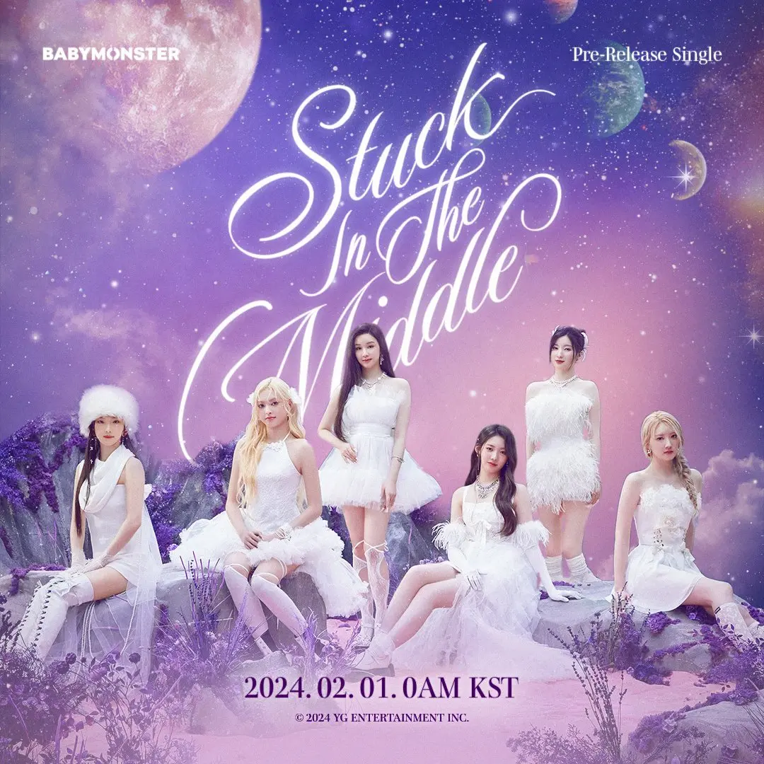 เพลง Stuck In The Middle BABYMONSTER มียอดวิวเกิน 100 ล้านวิว-min