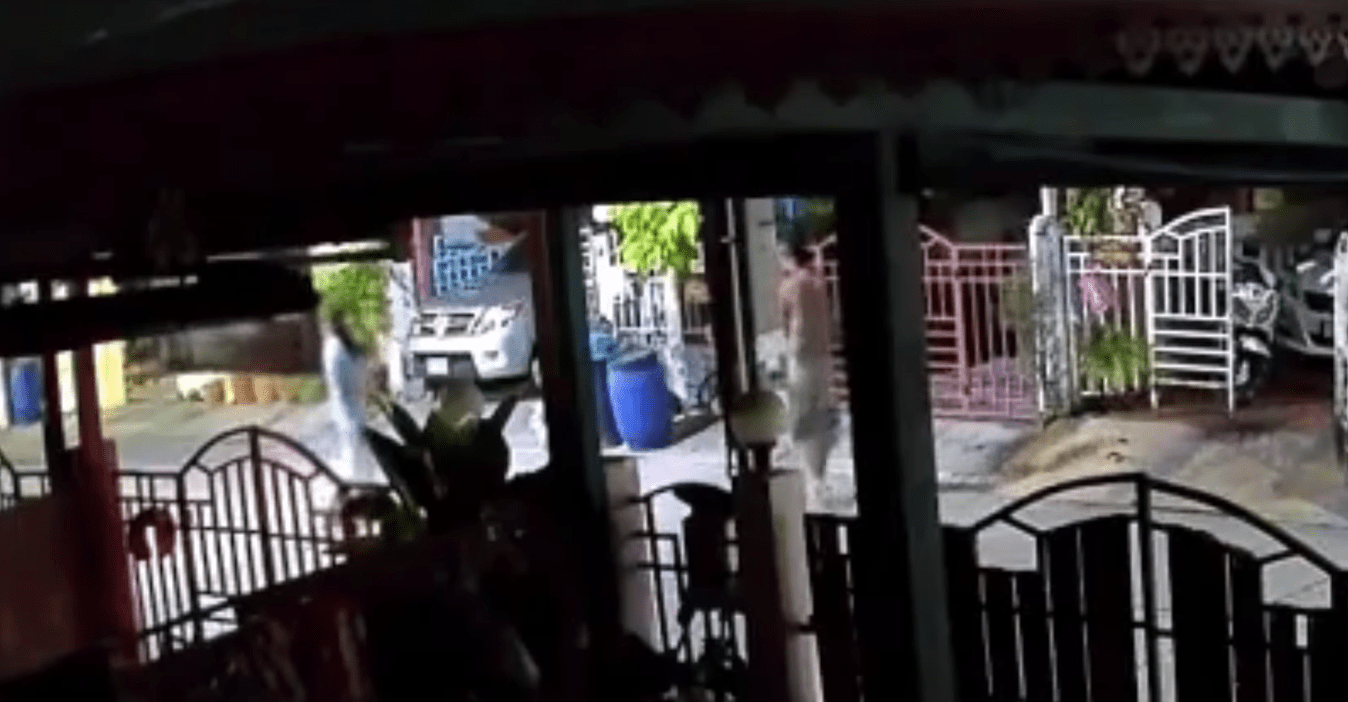 ผัวเอามีดไล่ฟันเมีย