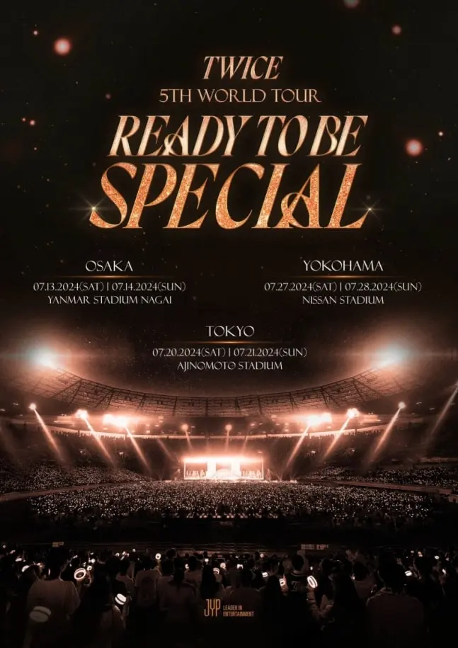 Twice ขึ้นคอนเสิร์ต Nissan Stadium -min
