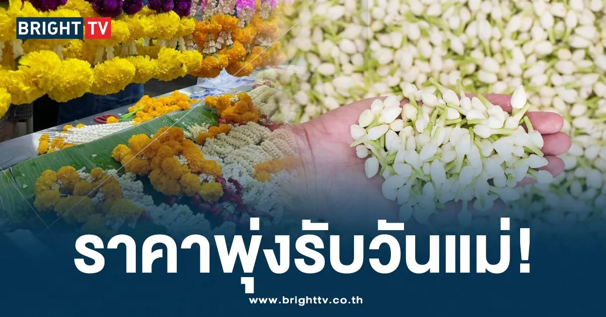 ดอกมะลิราคาพุ่ง