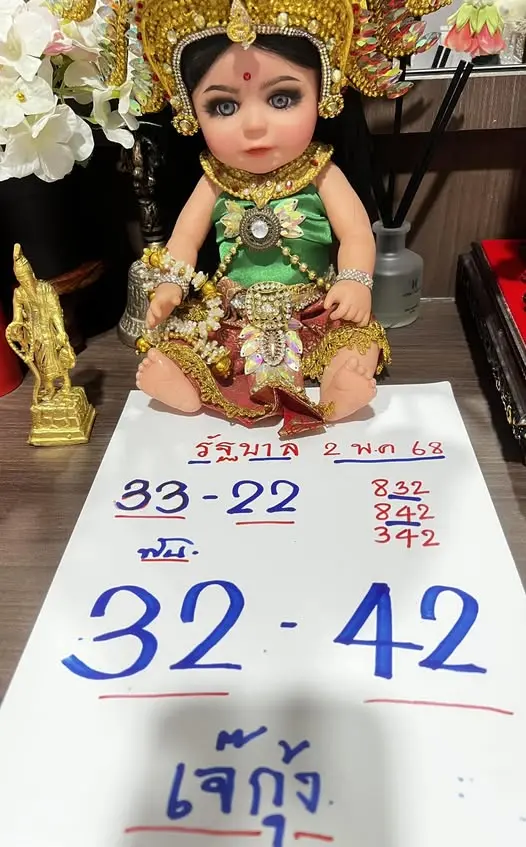 เลขเด็ดชุดเต็ม เจ๊กุ้ง-พารวย ล่าสุด หวย 2-5-68 (2)