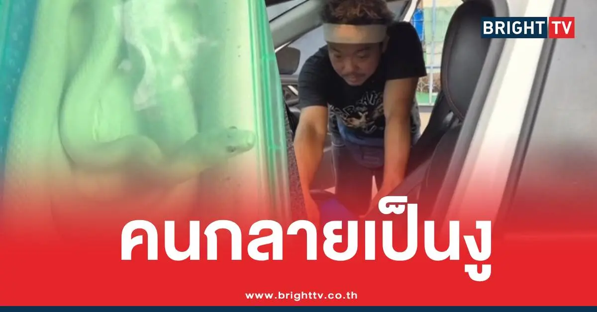 ผู้โดยสารกลายเป็นงู